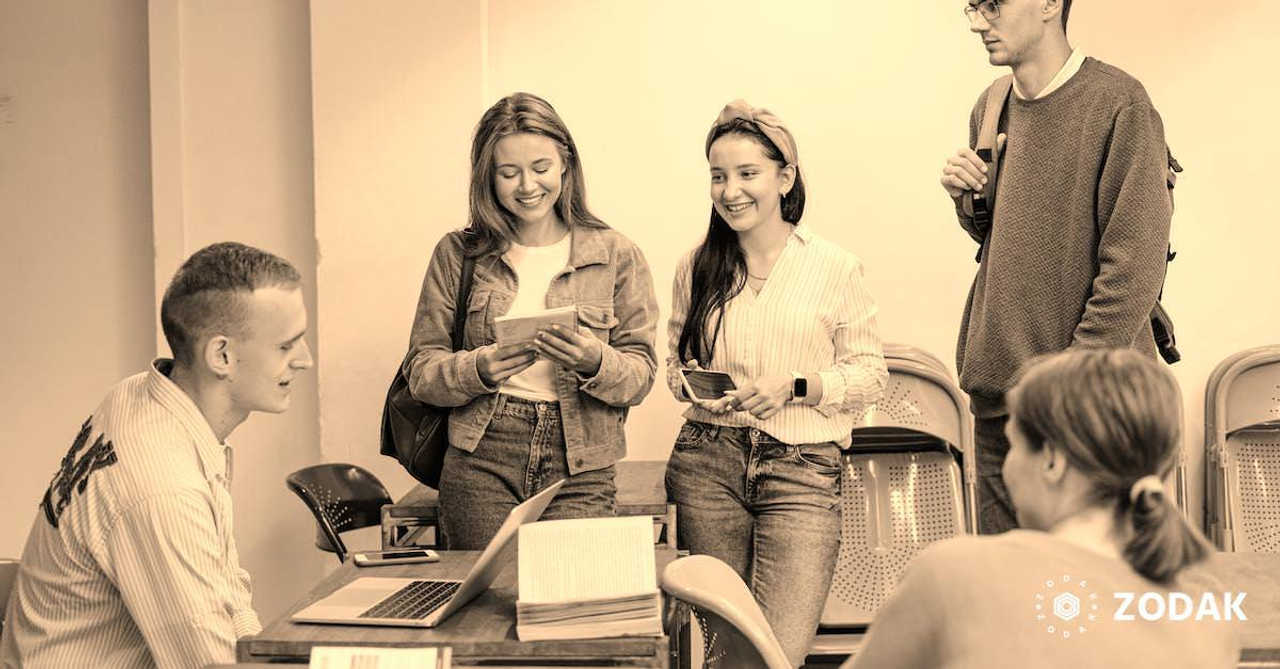 Group Of People Studying Together